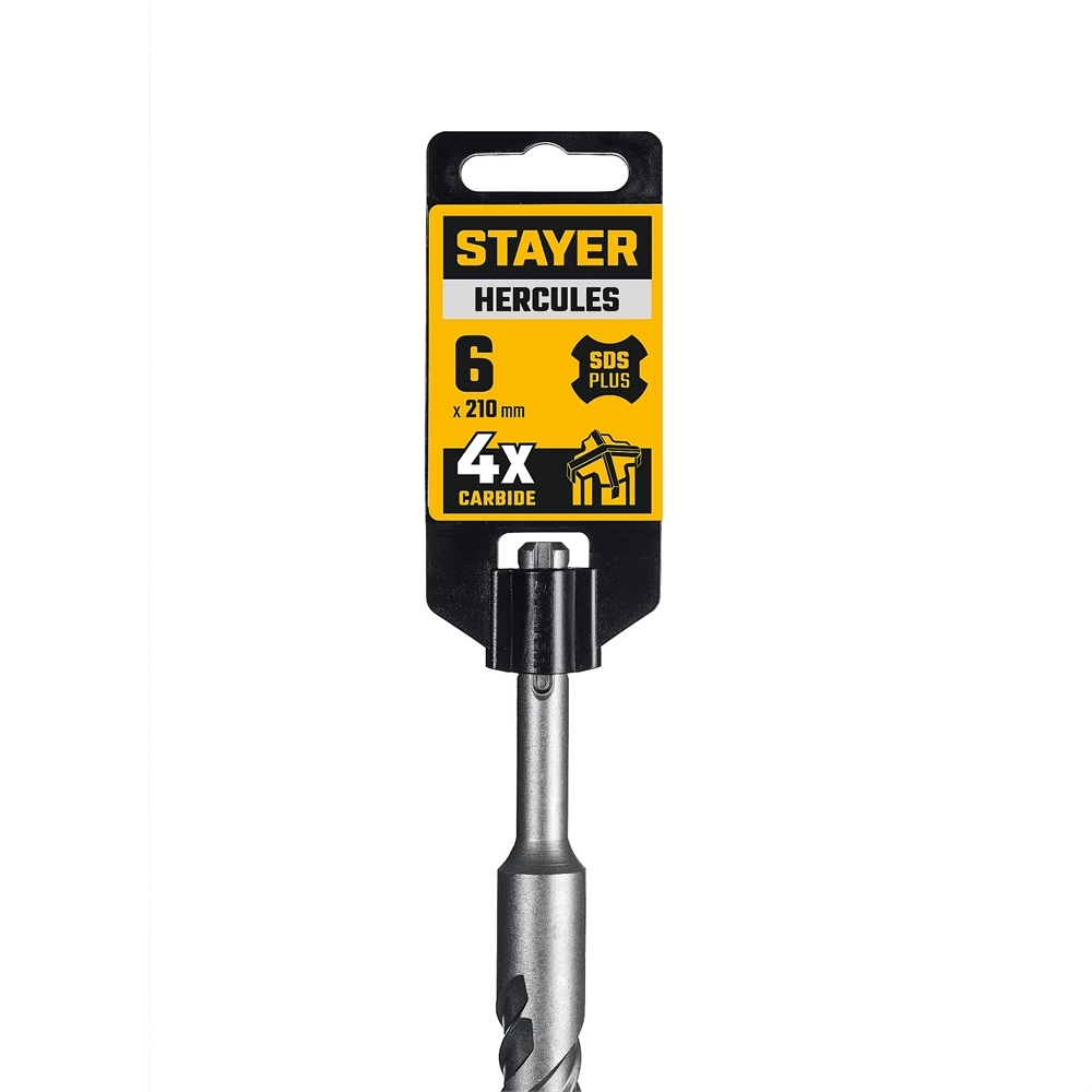 STAYER HERCULES-4Х 6x210 мм, SDS-plus бур (29290-210-06) zb  29290-210-06