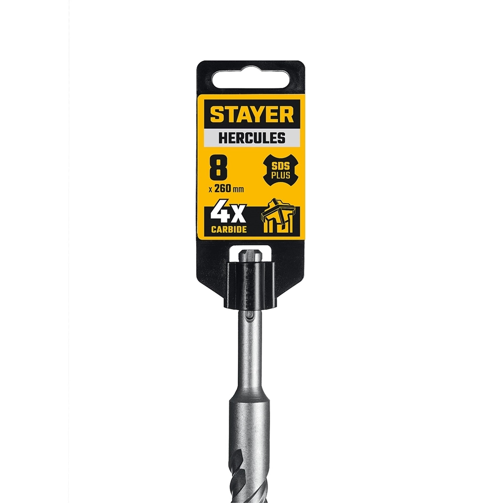 STAYER HERCULES-4Х 8x260 мм, SDS-plus бур (29290-260-08) zb  29290-260-08