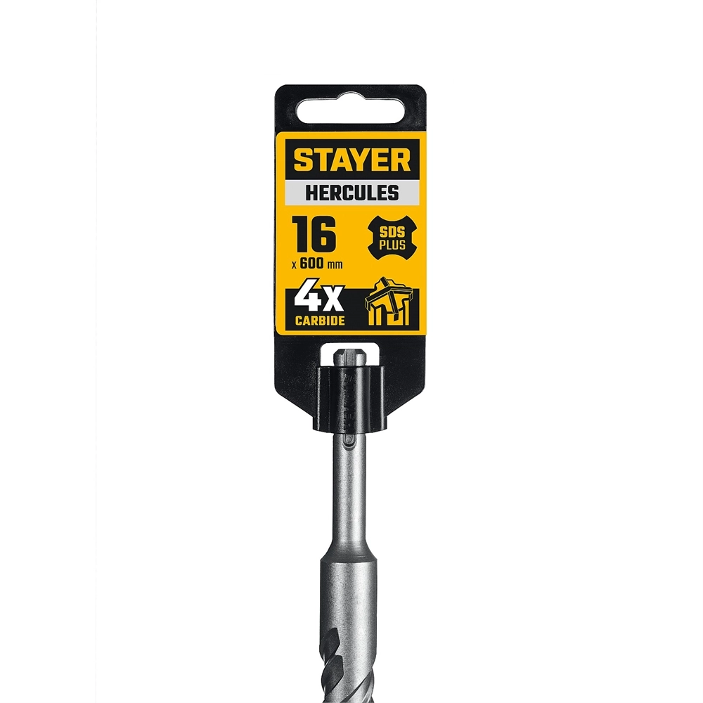 STAYER HERCULES-4Х 16x600 мм, SDS-plus бур (29290-600-16) zb  29290-600-16