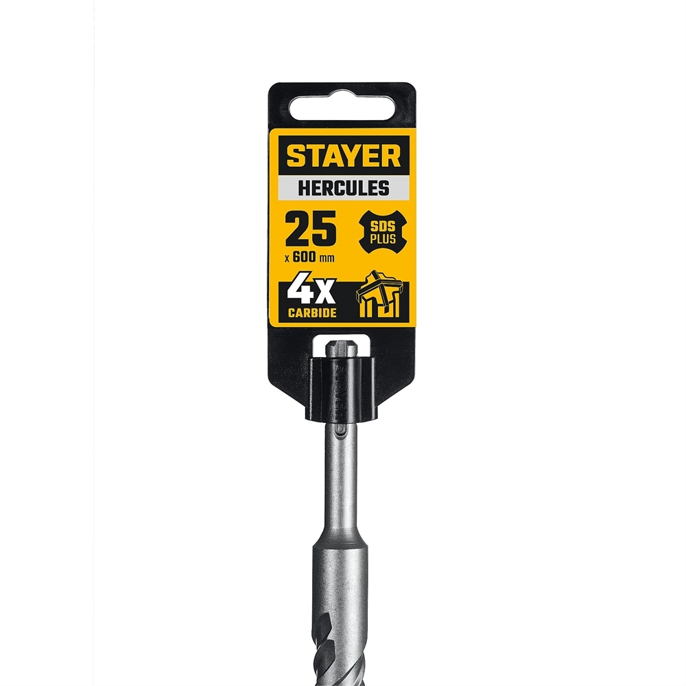 STAYER HERCULES-4Х 25x600 мм, SDS-plus бур (29290-600-25) zb  29290-600-25