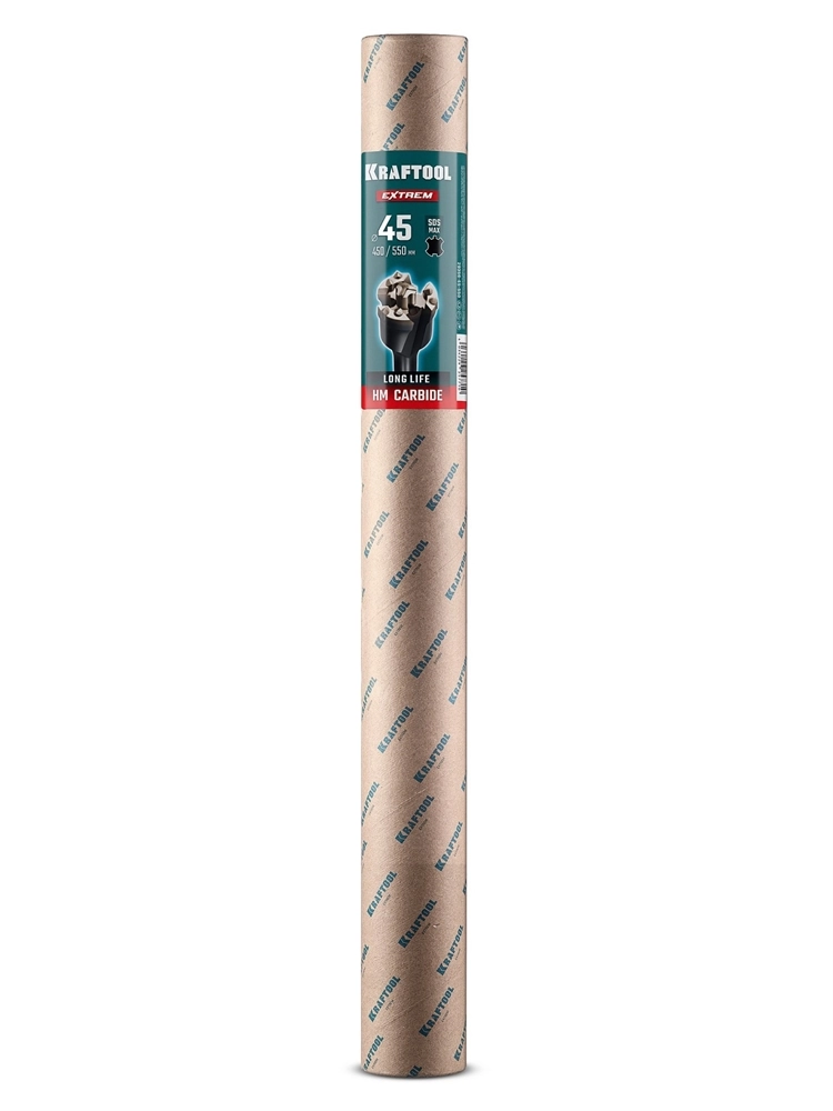 KRAFTOOL EXTREM d 45 х 450/550 мм, SDS-max проломной бур (29356-45-550) zb  29356-45-550