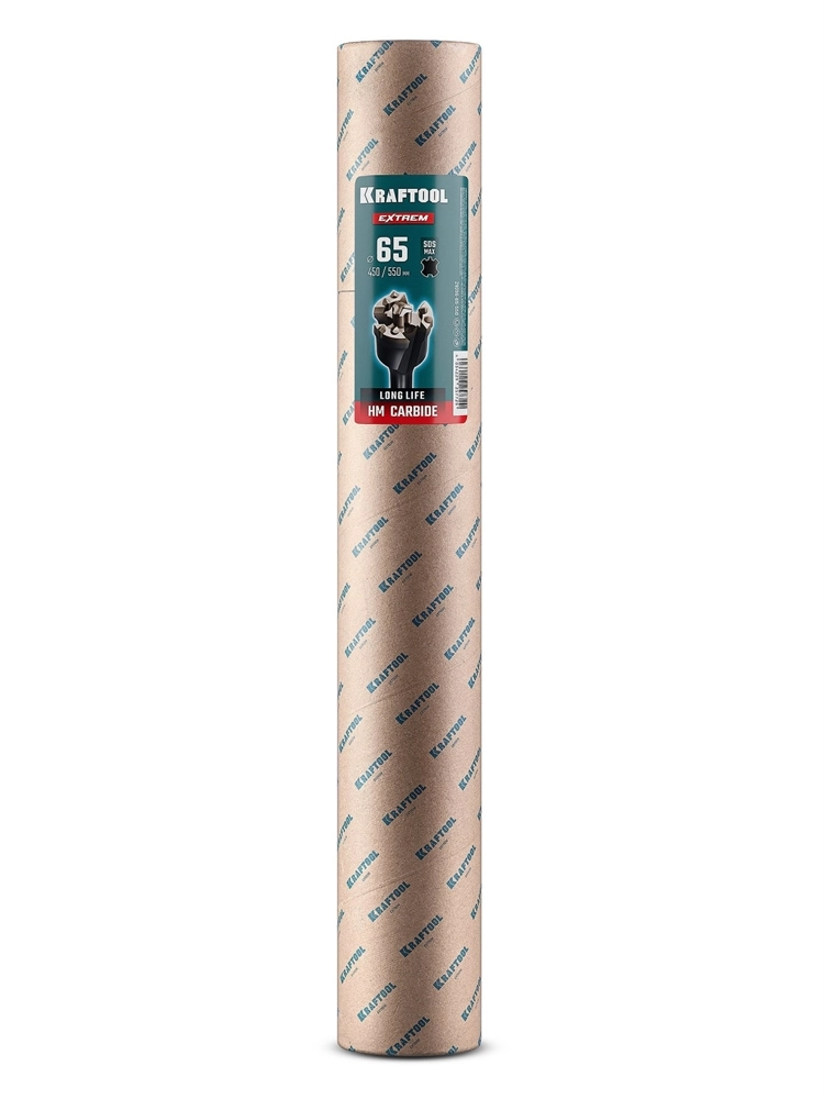 KRAFTOOL EXTREM d 65 х 450/550 мм, SDS-max проломной бур (29356-65-550) zb  29356-65-550