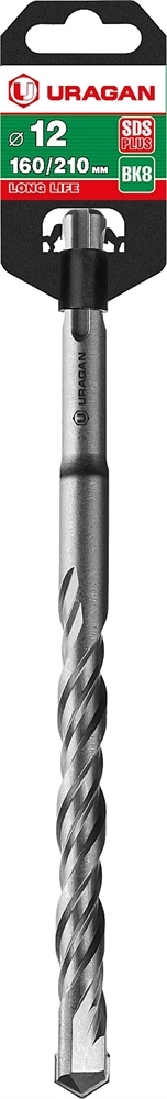URAGAN 12 х 210 мм, SDS-plus бур (29311-210-12) zb  29311-210-12