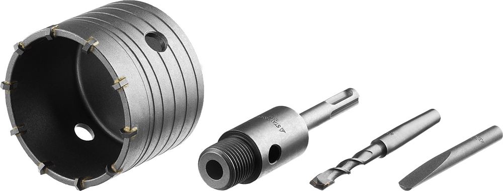 STAYER 80 мм, SDS - Plus, 10T, коронка по бетону с оснасткой (29190-80) zb  29190-80_z01