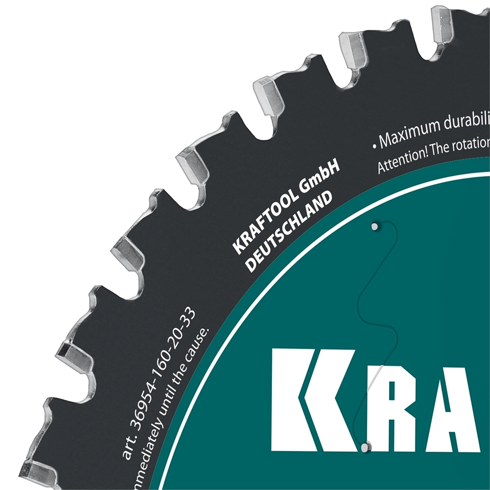 KRAFTOOL Metal Cut 160 х 20 мм, 33Т, диск пильный по металлу и стали (36954-160-20-33) zb  36954-160-20-33