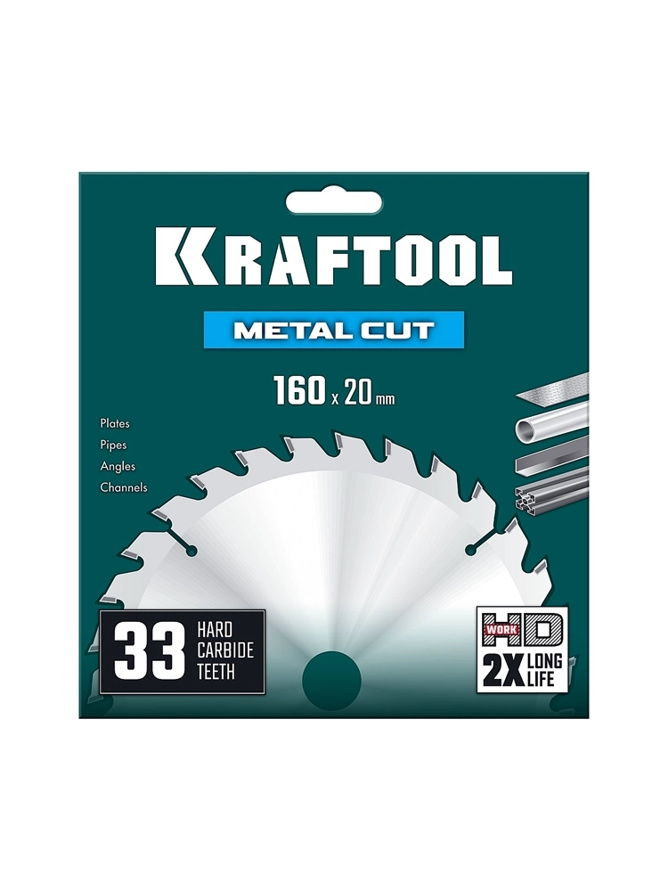 KRAFTOOL Metal Cut 160 х 20 мм, 33Т, диск пильный по металлу и стали (36954-160-20-33) zb  36954-160-20-33