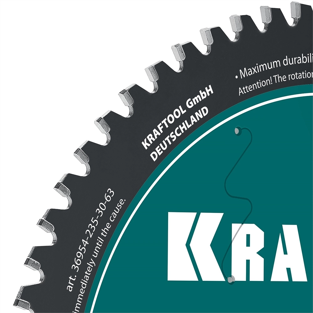 KRAFTOOL Metal Cut 235 х 30 мм, 63Т, диск пильный по металлу и стали (36954-235-30-63) zb  36954-235-30-63