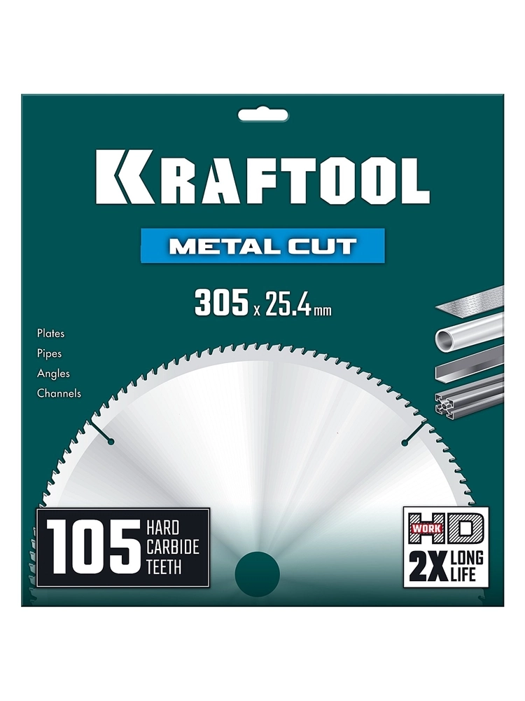 KRAFTOOL Metal Cut 305 х 25.4 мм, 105Т, диск пильный по металлу и стали (36954-305-25.4-105) zb  36954-305-25.4-105