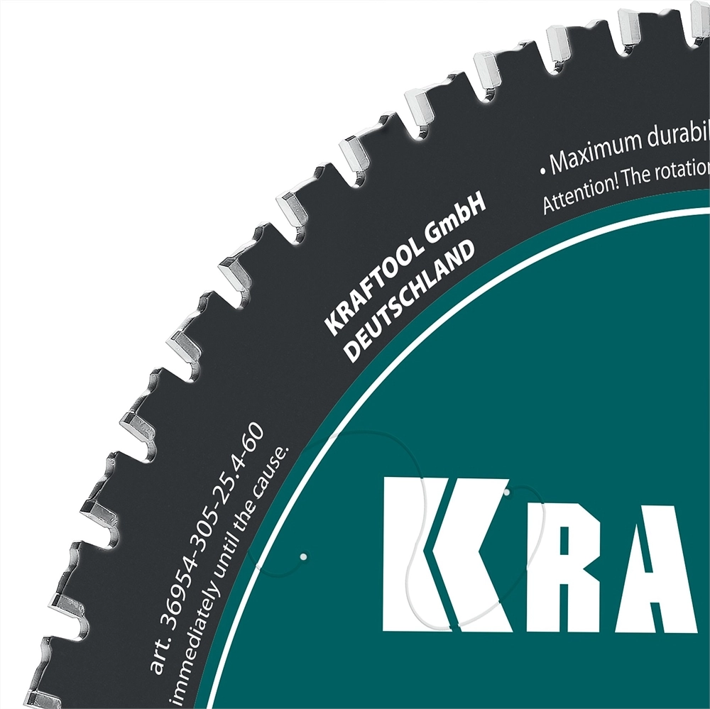 KRAFTOOL Metal Cut 305 х 25.4 мм, 60Т, диск пильный по металлу и стали (36954-305-25.4-60) zb  36954-305-25.4-60
