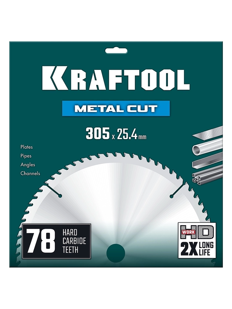 KRAFTOOL Metal Cut 305 х 25.4 мм, 78Т, диск пильный по металлу и стали (36954-305-25.4-78) zb  36954-305-25.4-78