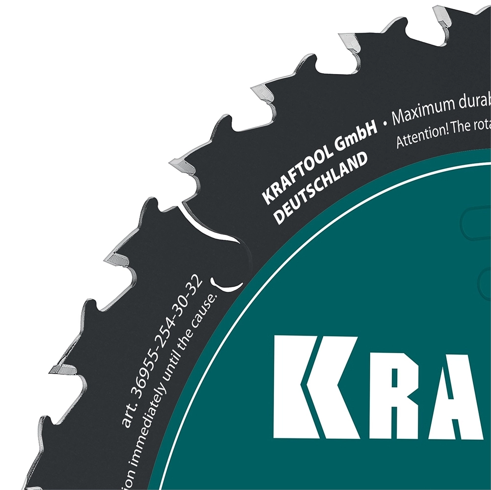 KRAFTOOL Slim wood cut 254 х 30 x 2.0 мм, 32Т, диск пильный по дереву, (36955-254-30-32) zb  36955-254-30-32