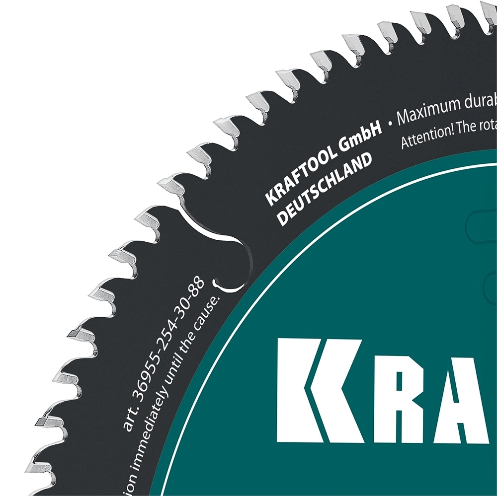 KRAFTOOL Slim wood cut 254 х 30 x 2.0 мм, 88Т, диск пильный по дереву, (36955-254-30-88) zb  36955-254-30-88