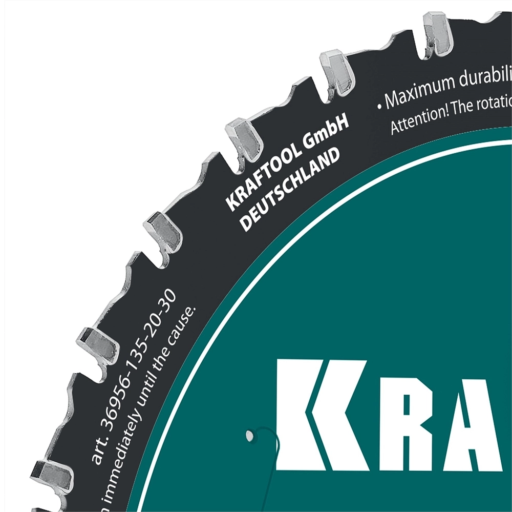 KRAFTOOL Ultra-Slim Metal Cut 135 х 20 x 1.1 мм, 30Т, диск пильный, тонкий рез металла (36956-135-20-30) zb  36956-135-20-30