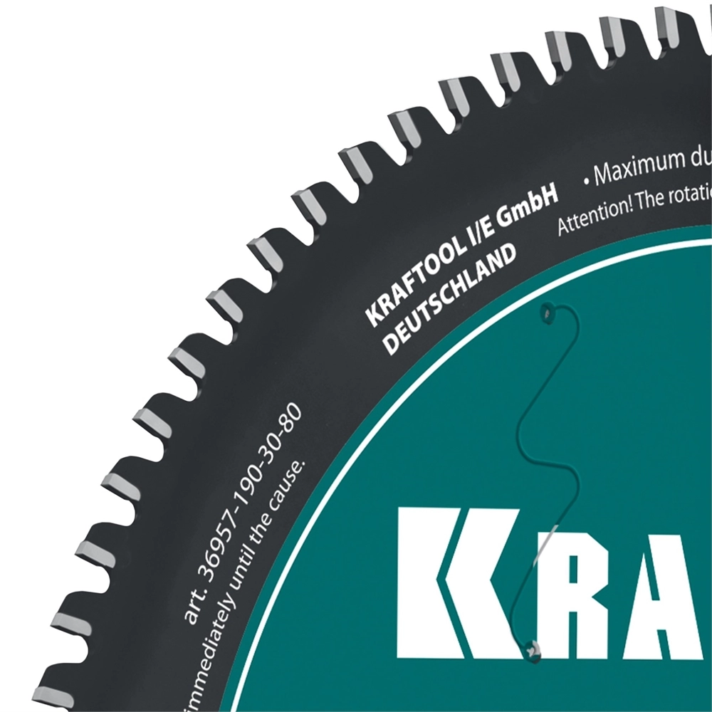KRAFTOOL Slim multi cut 190 х 30 x 1.6 мм, 80Т, диск пильный по дереву (36957-190-30-80) zb  36957-190-30-80