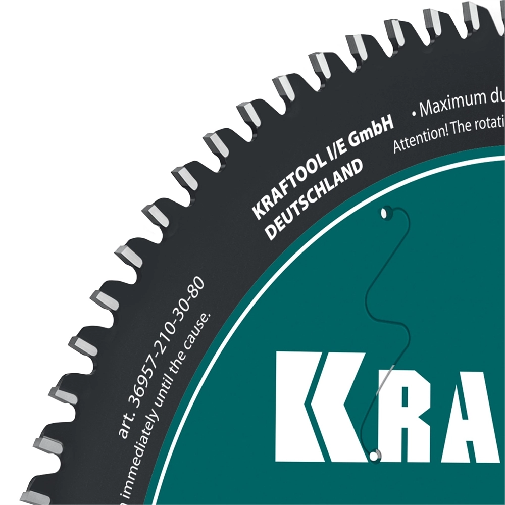 KRAFTOOL Slim multi cut 210 х 30 x 1.8 мм, 80Т, диск пильный по дереву (36957-210-30-80) zb  36957-210-30-80