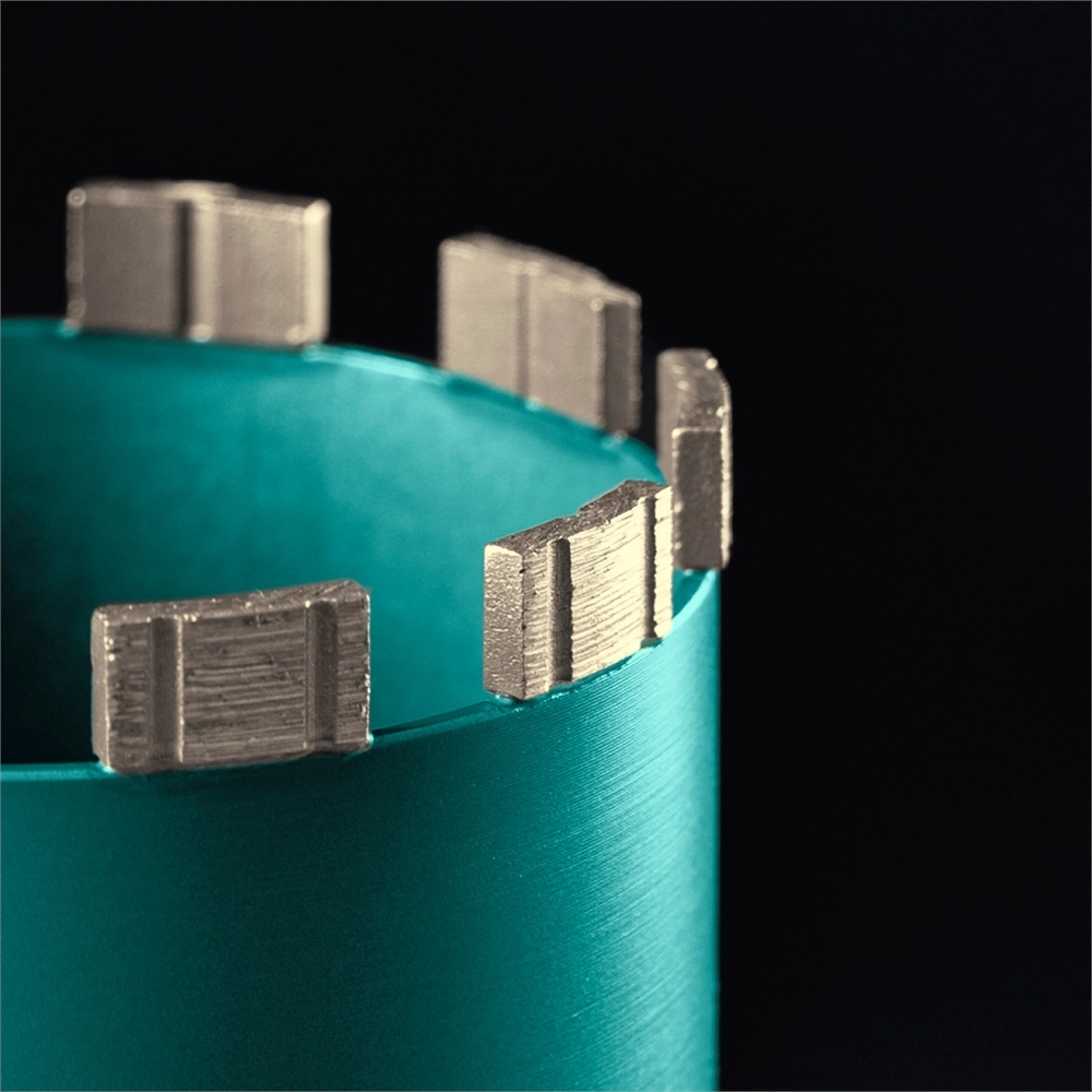KRAFTOOL DIAMOND 122 мм (450 мм, 1 1/4″, лазерная сварка, сухое сверление с микроударом), алмазная коронка по железобетону (29825-122) zb  29825-122