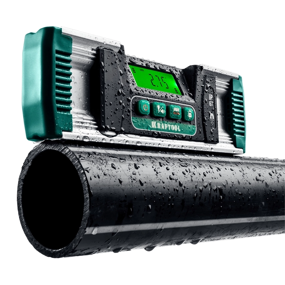 KRAFTOOL  EXTREM, 0 - 360°, точность 0.05°, HOLD, IP67, электронный уровень-уклономер (34686) 34686