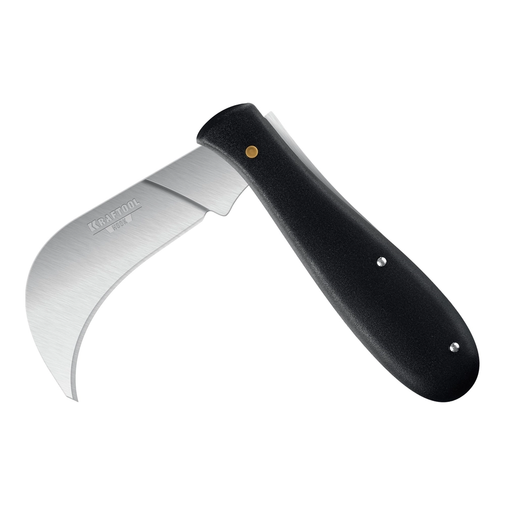 KRAFTOOL HOOK, для листовых и рулонных материалов, 200 мм, складной нож (09298) zb  9298