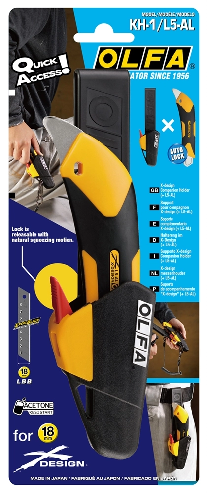 OLFA Cutter Knife holder держатель в комплекте с ножом (OL-KH-1/L5-AL) zb  ol-kh-1/l5-al