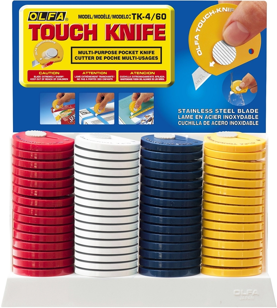 OLFA TOUCH-KNIFE компактный нож с нержавеющим лезвием (OL-TK-4) zb  ol-tk-4