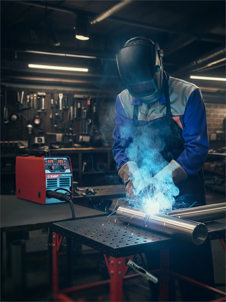 ЗУБР MASTER, MIG / MAG, FCAW, MMA, TIG, 220 А, полуавтомат сварочный, с газом / без газа, горелка ПСГ-220 (ПСГ-М8-220) zb  псг-м8-220