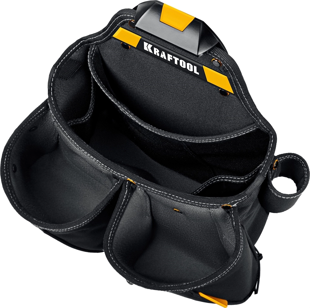 KRAFTOOL KBS-3L пояс монтажника, в комплекте: пояс монтажника и 2 большие сумки (38761) zb  38761
