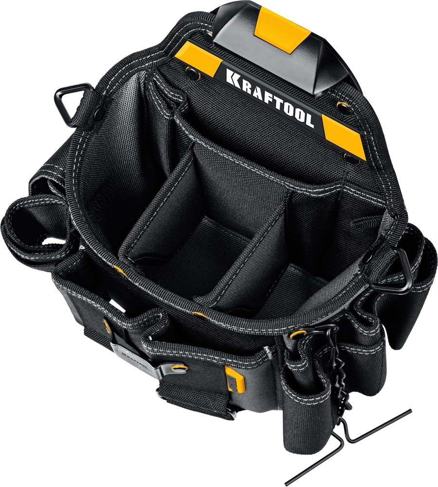 KRAFTOOL KPB-23 поясная сумка с быстросъёмным креплением FastClip, 290 х 310 мм (38766) zb  38766