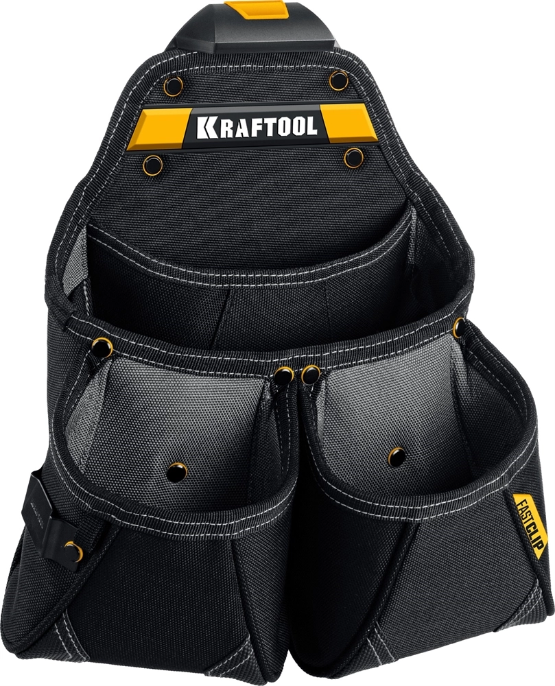 KRAFTOOL KP-15 поясная сумка с быстросъёмным креплением FastClip, 350 х 320 мм (38771) zb  38771