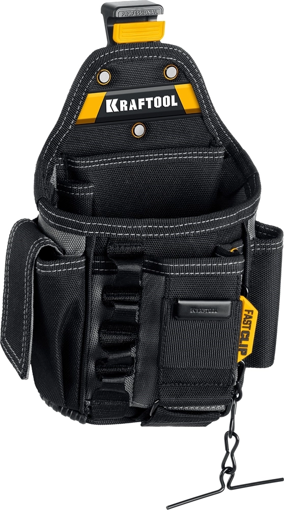 KRAFTOOL KP-13E поясная сумка с быстросъёмным креплением FastClip, 280 х 200 мм (38772) zb  38772