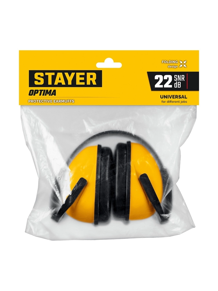 STAYER OPTIMA, защита до 102 дБ, защитные наушники (11181) zb  11181