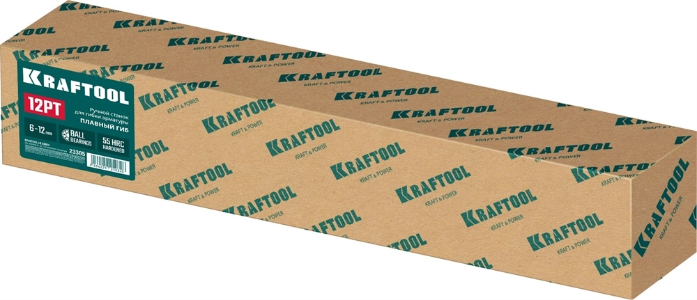 KRAFTOOL 12 PT, плавный гиб, на подшипнике, ручной станок для гибки арматуры (23305) zb  23305