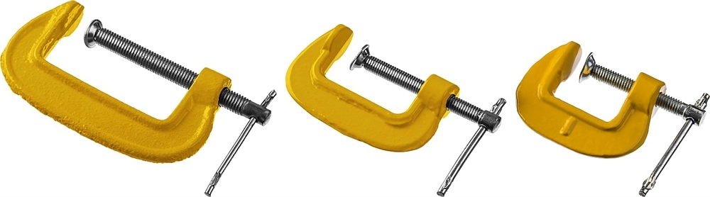 STAYER SG-3, 25-50-75 мм, 3 шт, набор чугунных струбцин G (3212-H3) zb  3212-h3_z03