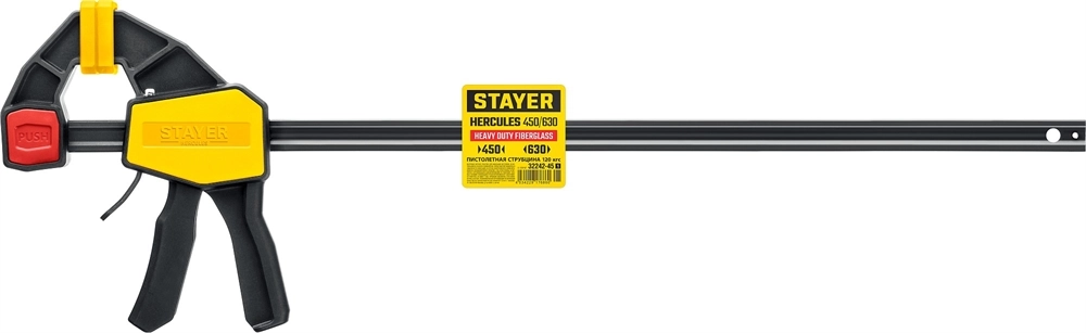 STAYER Hercules, 450/630 мм, пистолетная струбцина, Professional (32242-45) zb  32242-45_z01