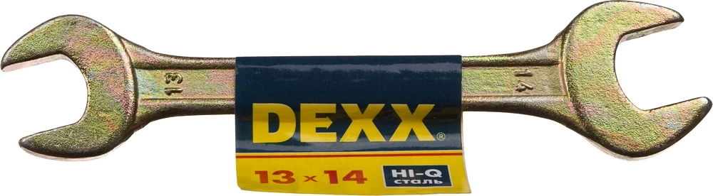 DEXX 13 x 14 мм, рожковый гаечный ключ (27018-13-14) zb  27018-13-14