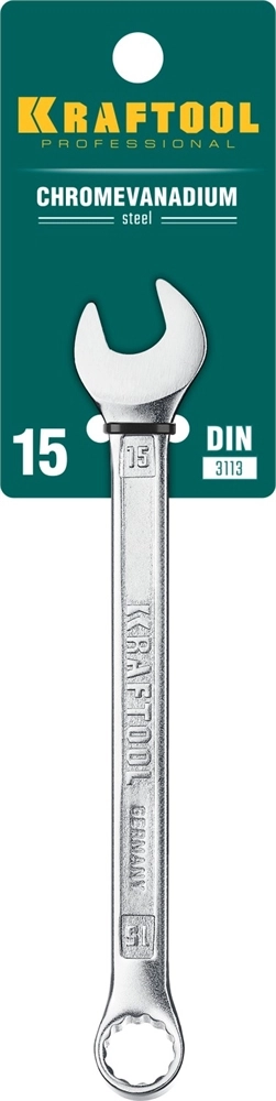 KRAFTOOL 15 мм, комбинированный гаечный ключ (27079-15) zb  27079-15_z01
