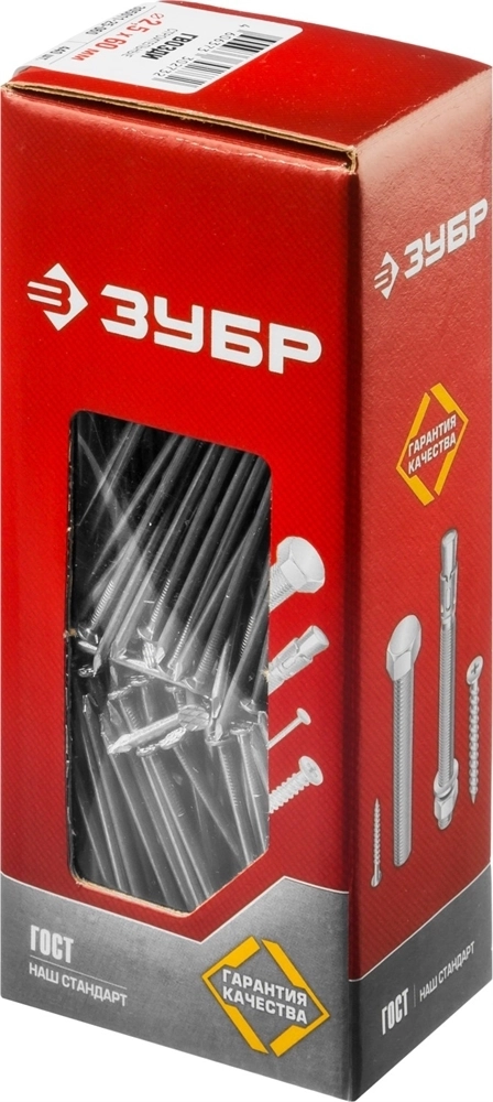 ЗУБР  ГОСТ 4028-63, 60 x 2.5 мм, 1 кг, строительные гвозди (305011-25-060) 305011-25-060