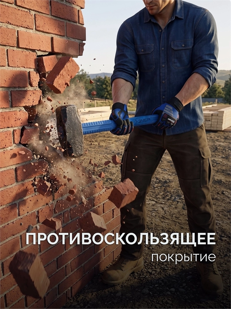 ЗУБР Терминатор 2 кг, цельностальная кувалда, Профессионал (20113-2) zb  20113-2