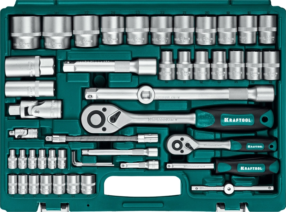 KRAFTOOL X-Drive 94, 94 предм., (1/2″+1/4″), универсальный набор инструмента (27883-H95) zb  27883-h95_z03