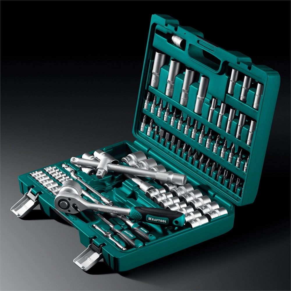 KRAFTOOL X-Drive 94, 94 предм., (1/2″+1/4″), универсальный набор инструмента (27883-H95) zb  27883-h95_z03