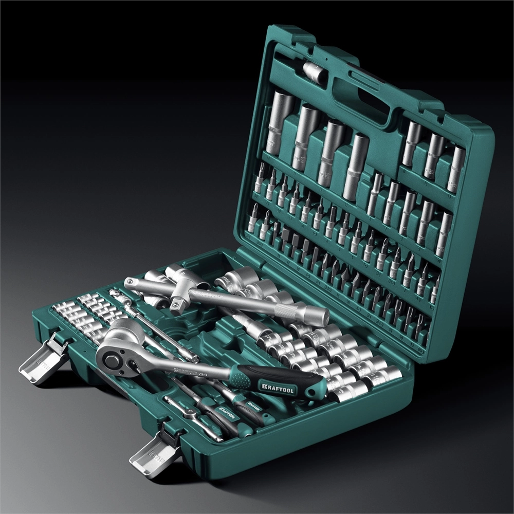 KRAFTOOL X-Drive 94, 94 предм., (1/2″+1/4″), универсальный набор инструмента (27883-H95) zb  27883-h95_z03