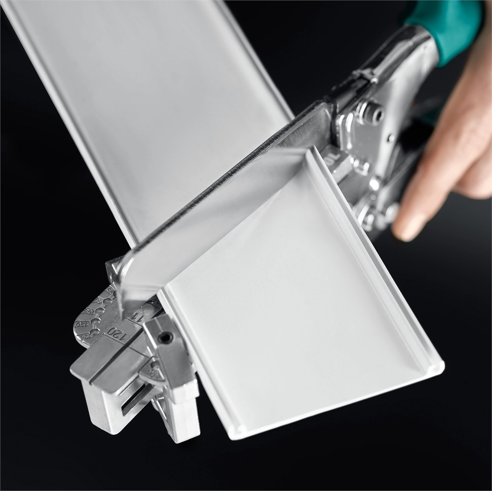 KRAFTOOL PELIKAN 120 до 120 мм, Удлиненные угловые ножницы для пластмассовых и резиновых профилей (23370) zb  23370