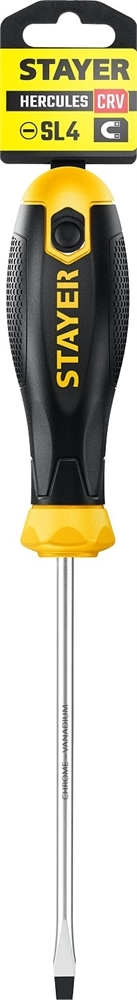 STAYER Hercules, SL4 x 100, отвертка (2509-04-10) zb  222534