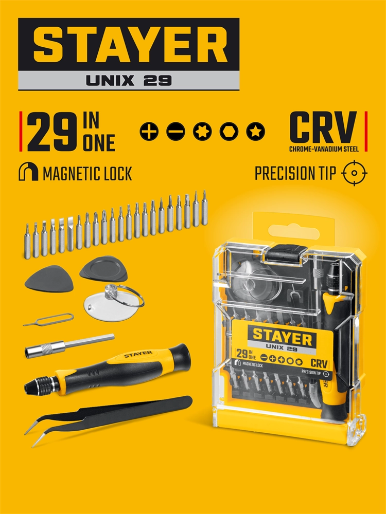 STAYER UNIX-29 набор для точных работ (25614) zb  25614