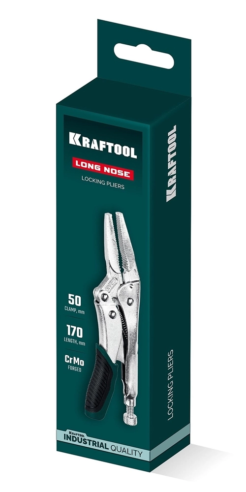 KRAFTOOL Long nose, 170 мм, зажимные клещи (2252) zb  2252