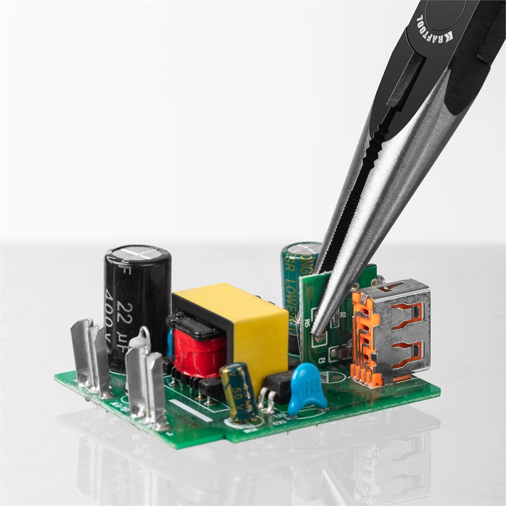KRAFTOOL Kraft Mini, 140 мм, прецизионные тонкогубцы (220017-3-14) zb  220017-3-14_z01