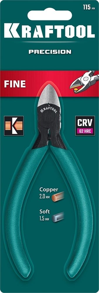 KRAFTOOL Kraft Mini, чистый рез 115 мм, прецизионные бокорезы (220017-6-11) zb  220017-6-11_z01