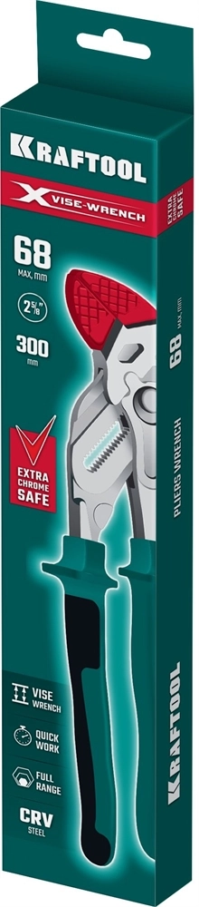 KRAFTOOL Vise-Wrench X 300 мм, Клещи переставные-гаечный ключ (22069) zb  22069