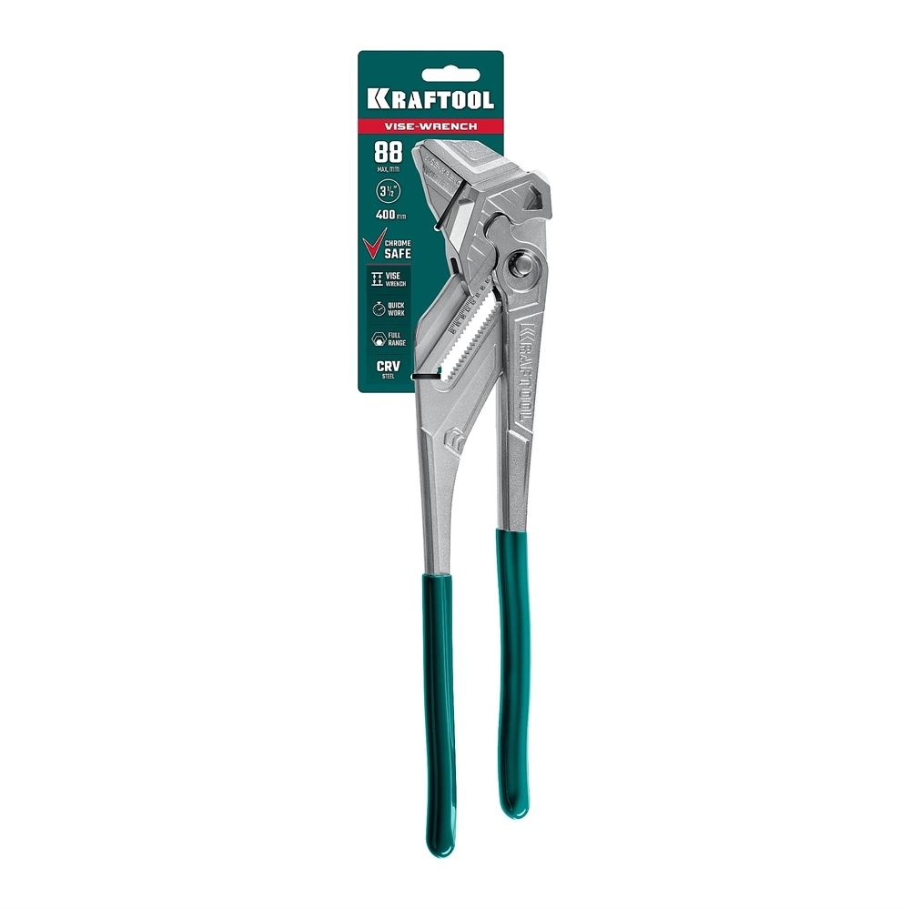 KRAFTOOL Vise-Wrench, 400 мм, клещи переставные-гаечный ключ (22070) zb  22070