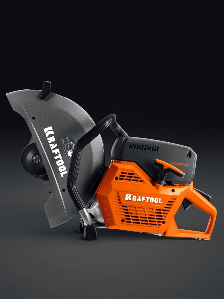 KRAFTOOL 3700 Вт, 350 мм, без диска, бензорез по металлу (рельсорез) (K760-14) zb  k760-14