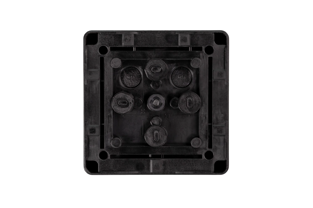 21RT0929R — Коробка распределительная Ridan M BOX (короб), 110х110х67 мм, IP66/IP67, черная 21rt0929r